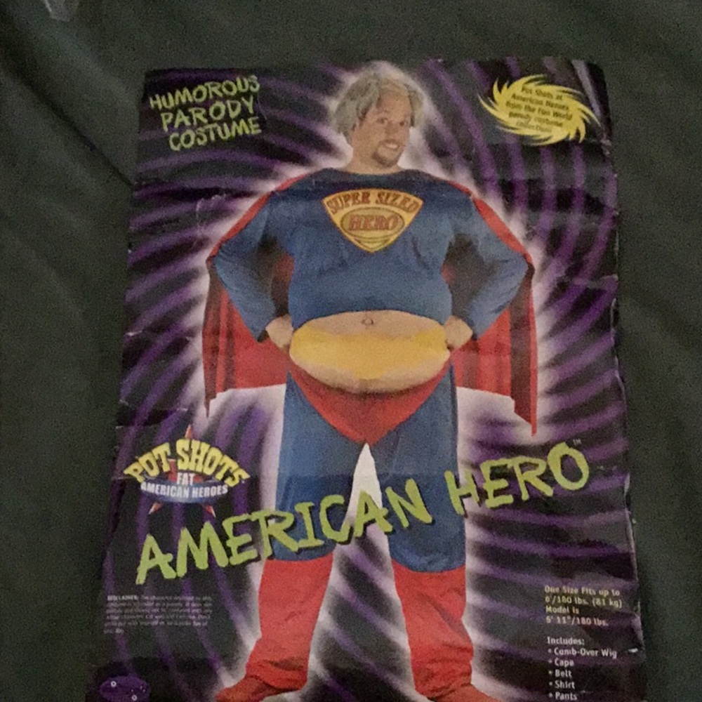 Super Sized American Hero Costume